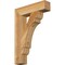Ekena Millwork Olympic Block Rough Sawn Bracket, Western Red Cedar, 4"W x 18"D x 26"H BKT04X18X26OLY05RWR - alternate 1